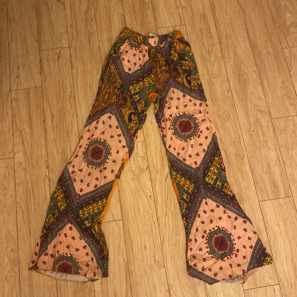 Zara Palazzo Print Pants - Picture 4 of 8